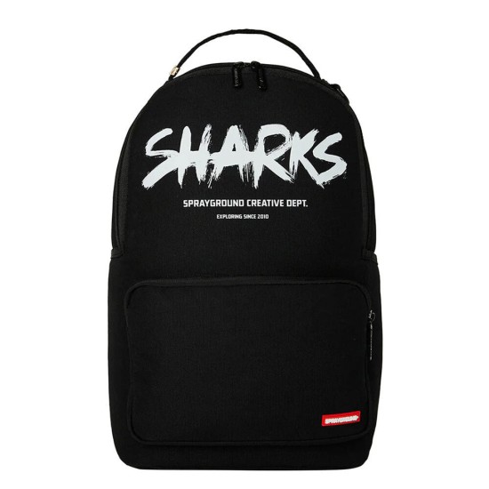 SPRAYGROUND SHARKS CREATIVE DEPT CARGO POCKET DLXS BACKPACK Μαύρο