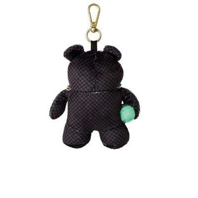 Sprayground Panda Bear Keychain Μαύρο