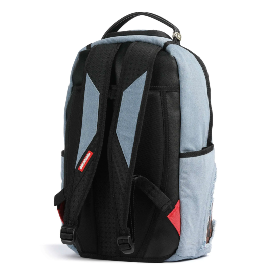 Sprayground Denim Shark Backpack Μπλε Sprayground Denim Shark Backpack Μπλε