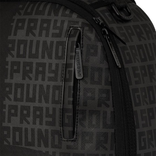 Sprayground Shark Central Split Infinity Dlxs Mαύρο