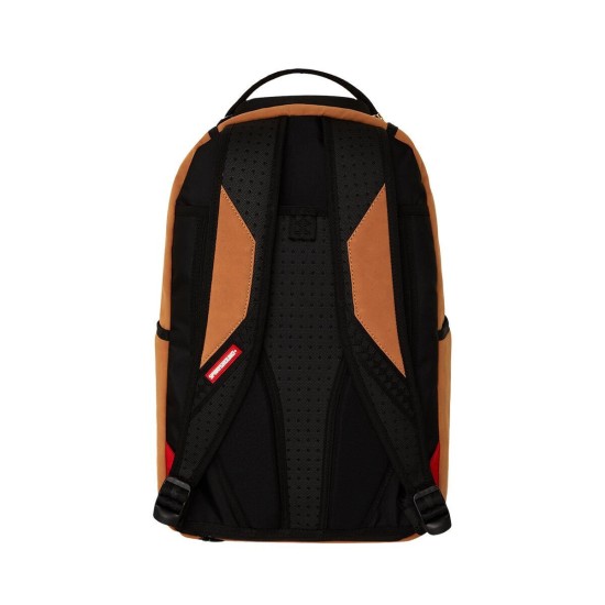 SPRAYGROUND Men Shark Central Dlx-faux Suede Backpack Καφέ