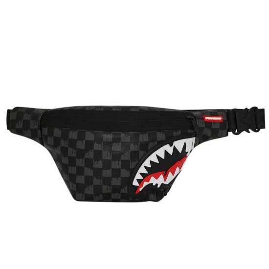 SPRAYGROUND DRIPPING SHARKS IN PARIS SAVVY CROSSBODY Mαύρο