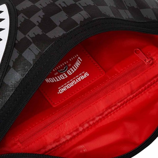 SPRAYGROUND DRIPPING SHARKS IN PARIS SAVVY CROSSBODY Mαύρο