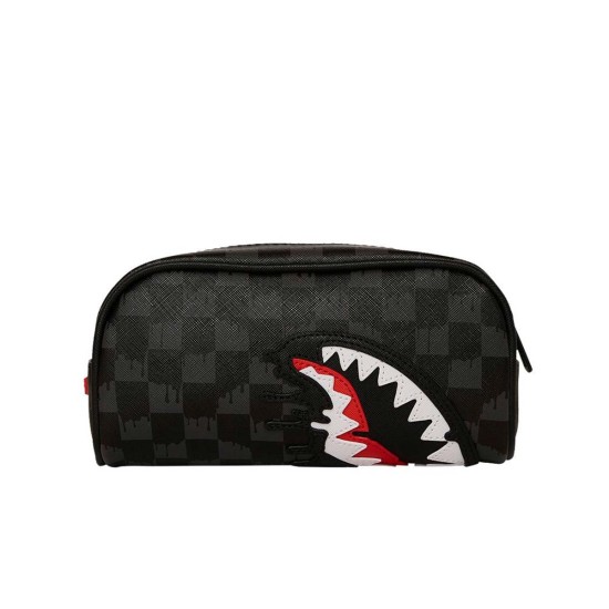 Sprayground Dripping Sharks In Paris Pencil Pouch Mαύρο