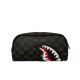Sprayground Dripping Sharks In Paris Pencil Pouch Mαύρο