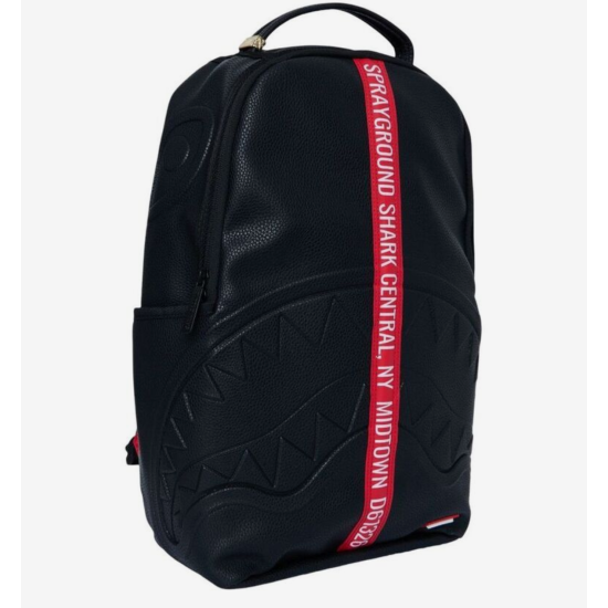 Sprayground Shark Central Next Stop Zip DLXSV Backpack Mαύρο
