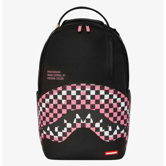 Sprayground Shark Central Breakup Check Backpack Μαύρο