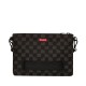 Spray Ground Dripping Sharks in Paris crossbody clutch Mαύρο