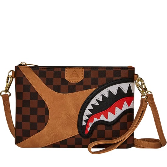 Sprayground Hennyville Crossover Clutch Καφέ