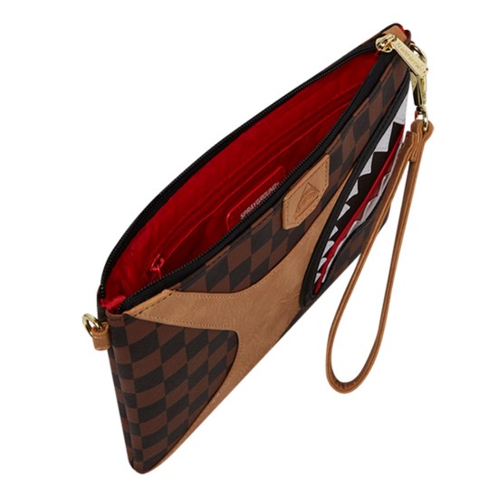 Sprayground Hennyville Crossover Clutch Καφέ