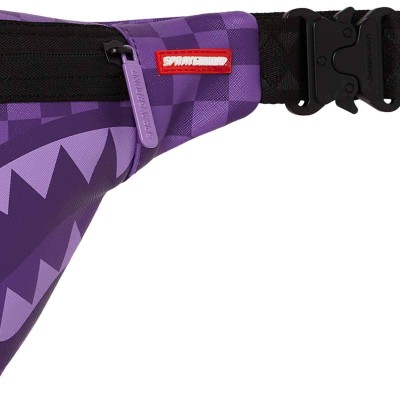 SPRAYGROUND PURPLE SHARK SHARKS IN PARIS SAVVY CROSSBODY BAG Μωβ SPRAYGROUND PURPLE SHARK SHARKS IN PARIS SAVVY CROSSBODY BAG Μωβ