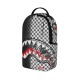 Sprayground GREY CHECK SCRIBBLE SPLIT BACKPACK Dlxsv Μαύρο