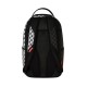 Sprayground GREY CHECK SCRIBBLE SPLIT BACKPACK Dlxsv Μαύρο