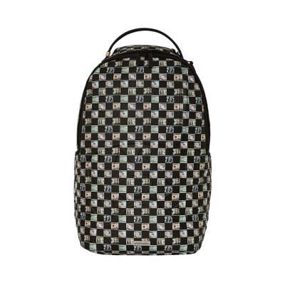 Sprayground Checks Cashed Dlxsv Backpack Μαύρο