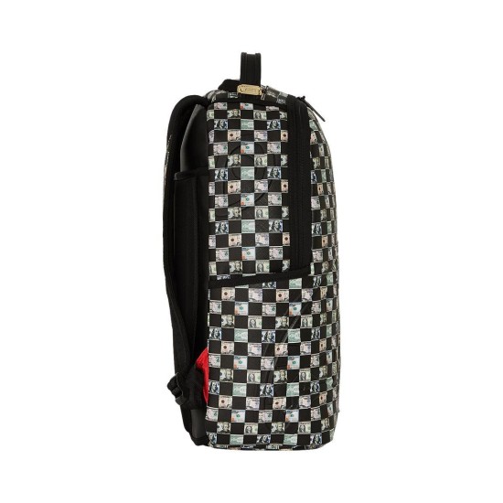 Sprayground Checks Cashed Dlxsv Backpack Μαύρο