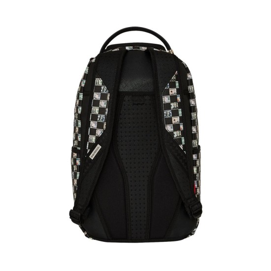 Sprayground Checks Cashed Dlxsv Backpack Μαύρο