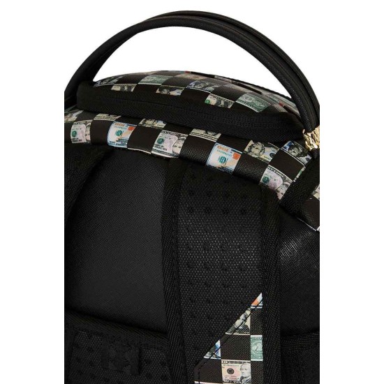Sprayground Checks Cashed Dlxsv Backpack Μαύρο