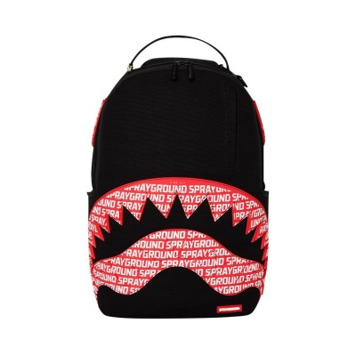 SPRAYGROUND Men Logo Mouth Core Dlx Cotton Backpack Μαύρο