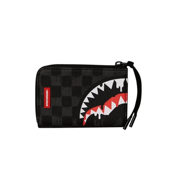 Sprayground Dripping Sharks In Paris Wallet Μαύρο