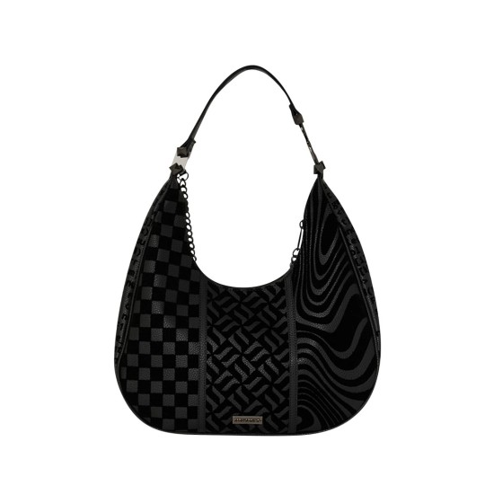 Sprayground Nemesis Hunt Exotic Illusion Vice Shoulder Bag Μαύρο