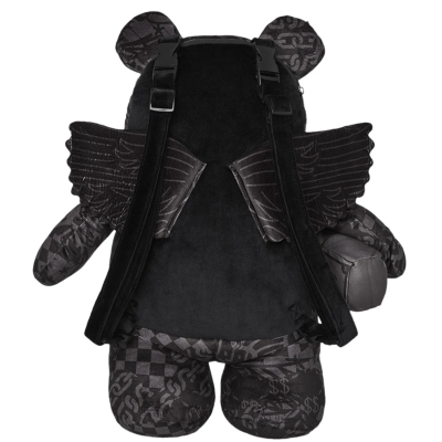 SPRAYGROUND 3AM CHECK WINGMAN BEAR BACKPACK Μαύρο
