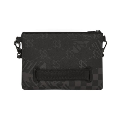 Sprayground 3AM Check Crossover Clutch Μαύρο
