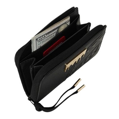 SPRAYGROUND gold brick lux WALLET Μαύρο