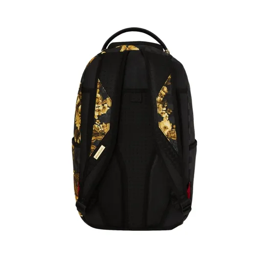 SPRAYGROUND GOLD FLORAL REMIX BACKPACK Μαύρο