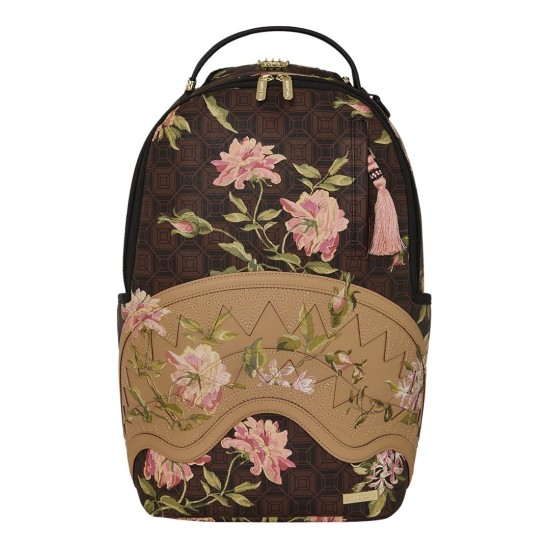 Sprayground AI HENNY FLORAL Backpack Καφέ
