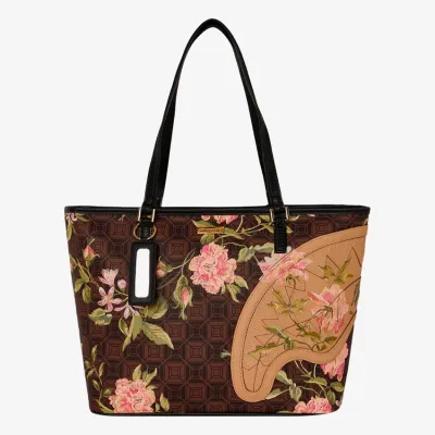Sprayground Ai Henny Floral Tote Καφέ