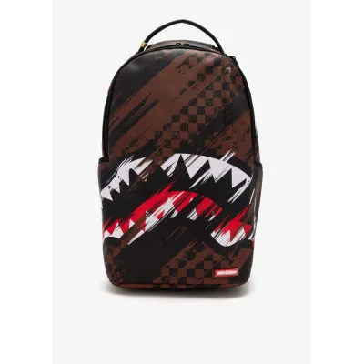 Sprayground Smeared Grunge DLXSV Backpack Καφέ