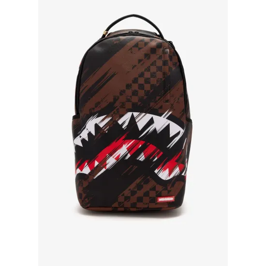 Sprayground Smeared Grunge DLXSV Backpack Καφέ