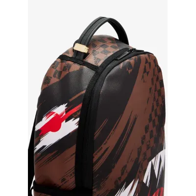 Sprayground Smeared Grunge DLXSV Backpack Καφέ