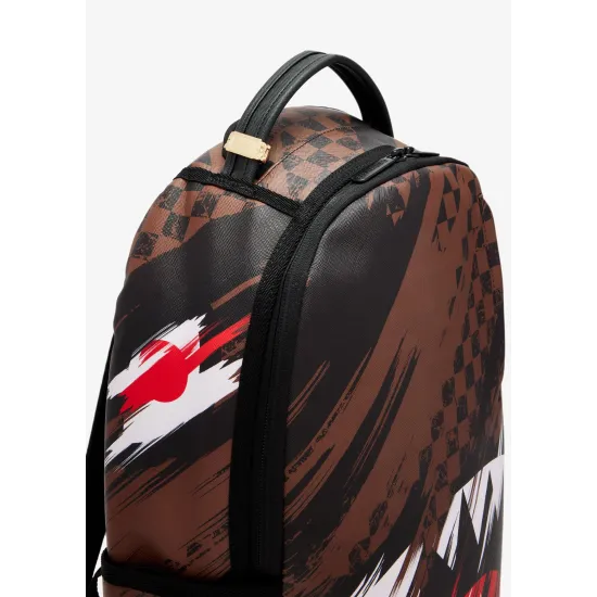 Sprayground Smeared Grunge DLXSV Backpack Καφέ