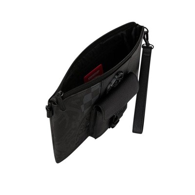 Sprayground 4AM Mix Up V2 Crossover Clutch Μαύρο
