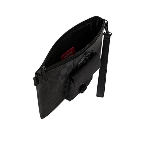 Sprayground 4AM Mix Up V2 Crossover Clutch Μαύρο