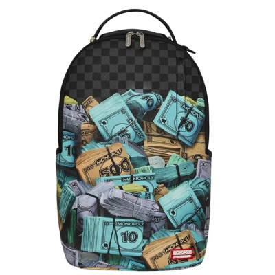 SPRAYGROUND Monopoly Money Stacks DLXSV Unisex Backpack Πολύχρωμο
