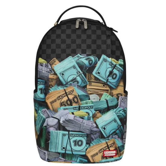 SPRAYGROUND Monopoly Money Stacks DLXSV Unisex Backpack Πολύχρωμο