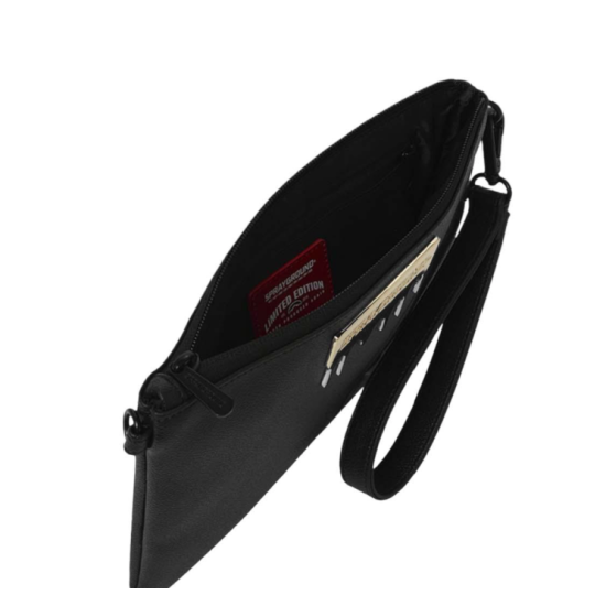 Sprayground Τσάντα Gold Brick Lux Crossbody Pouchette Μαύρο