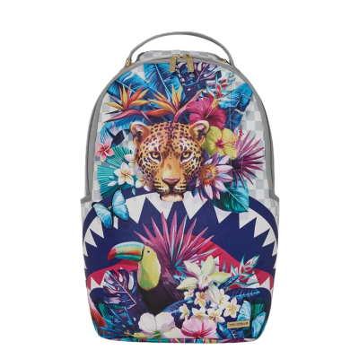 SPRAYGROUND FLOWERING JUNGLE SHARK BACKPACK Πολύχρωμο