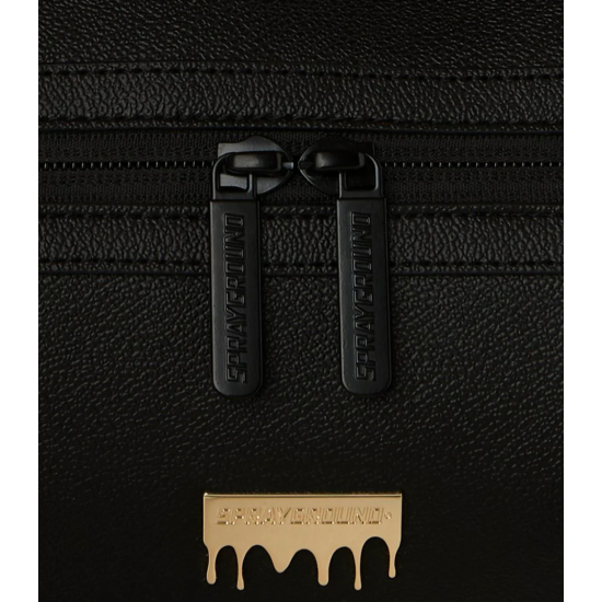 SPRAYGROUND Gold Brick Lux Mini Duffle Μαύρο