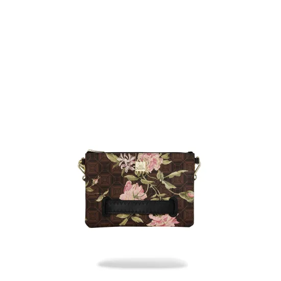 Sprayground AI HENNY FLORAL CROSSBODY POUCHETTE Καφέ