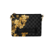 SPRAYGROUND GOLD FLORAL REMIX CROSSBODY POUCHETTE Μαύρο