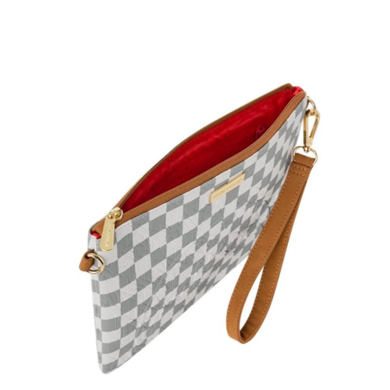 SPRAYGROUND 3AM CREAM CROSSBODY POUCHETTE Άσπρο