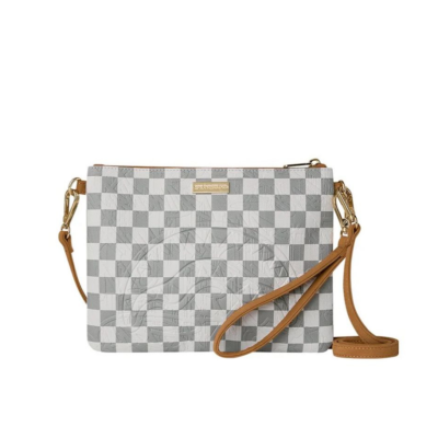 SPRAYGROUND 3AM CREAM CROSSBODY POUCHETTE Άσπρο