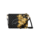 SPRAYGROUND GOLD FLORAL REMIX CROSSBODY POUCHETTE Μαύρο