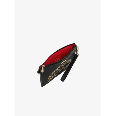 SPRAYGROUND clutch bag that gold drap crossbody Μαύρο