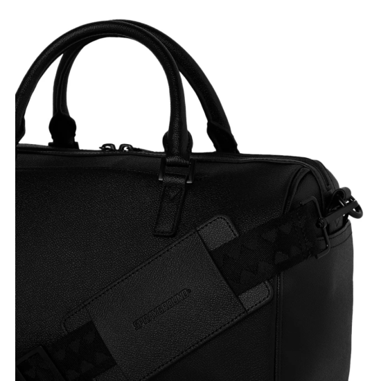 SPRAYGROUND Gold Brick Lux Mini Duffle Μαύρο