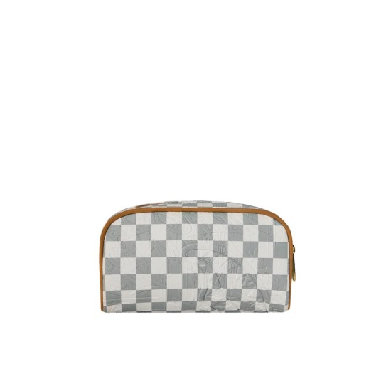 SPRAYGROUND 3AM CREAM PENCIL CASE Aσπρο