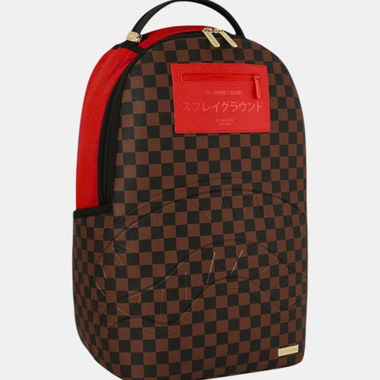 Sprayground Red Redemption Backpack Καφέ